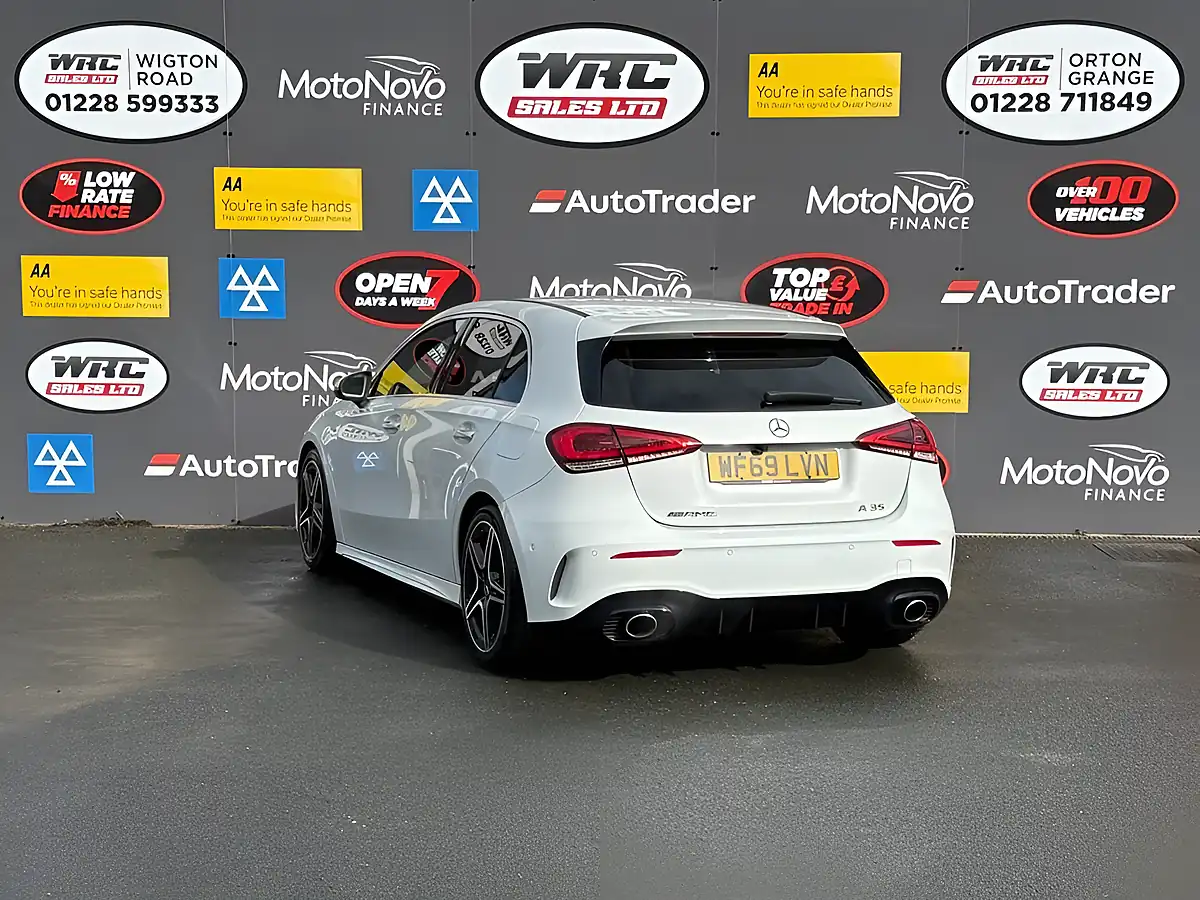 Used 2019 Mercedes-Benz a-Class A35 AMG Premium White - Interior and Exterior details 3