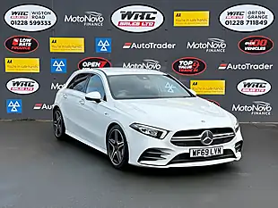 Used 2019 Mercedes-Benz a-Class A35 AMG Premium White - Interior and Exterior details 4