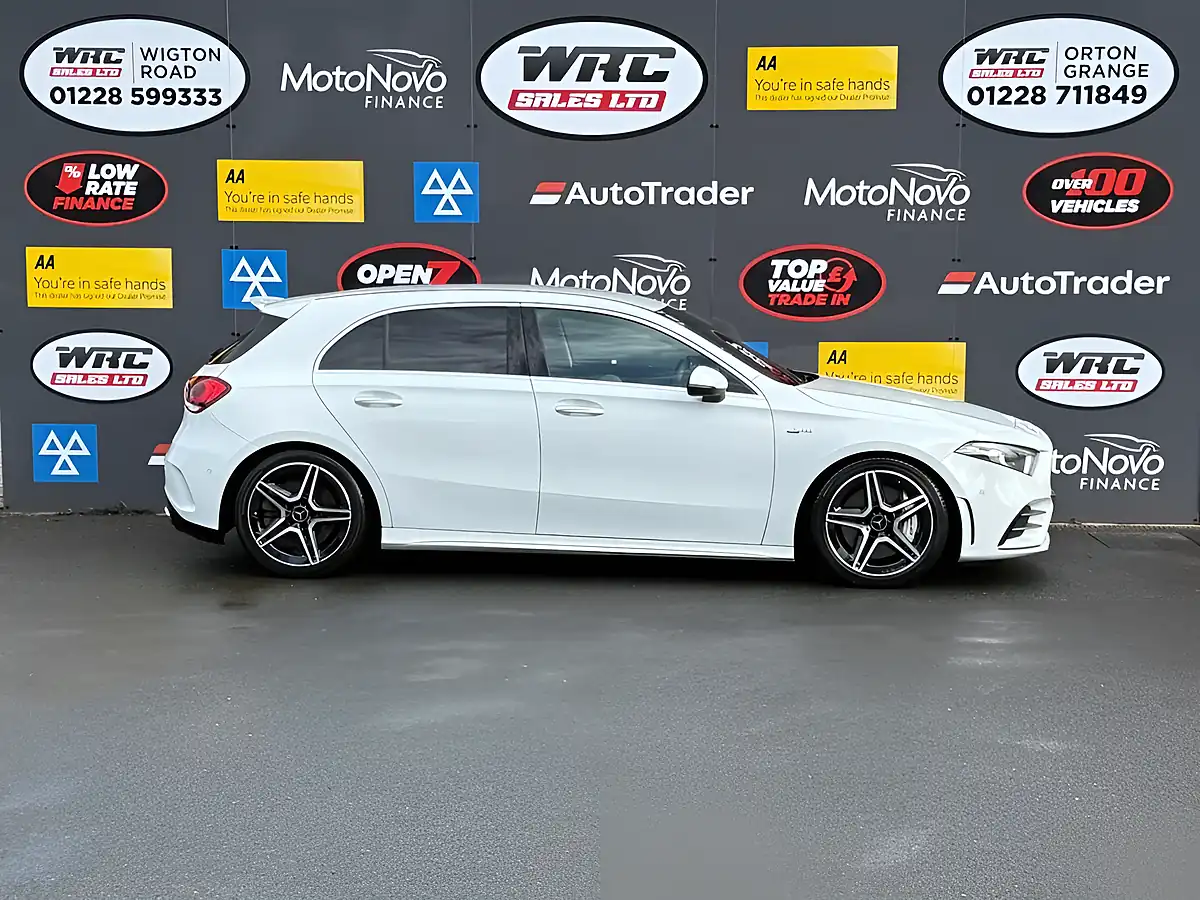 Used 2019 Mercedes-Benz a-Class A35 AMG Premium White - Interior and Exterior details 5