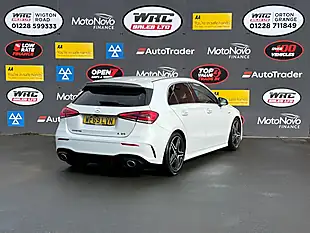 Used 2019 Mercedes-Benz a-Class A35 AMG Premium White - Interior and Exterior details 6