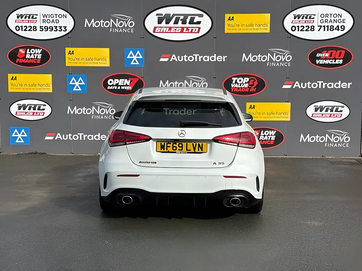 Used 2019 Mercedes-Benz a-Class A35 AMG Premium White - Interior and Exterior details 7