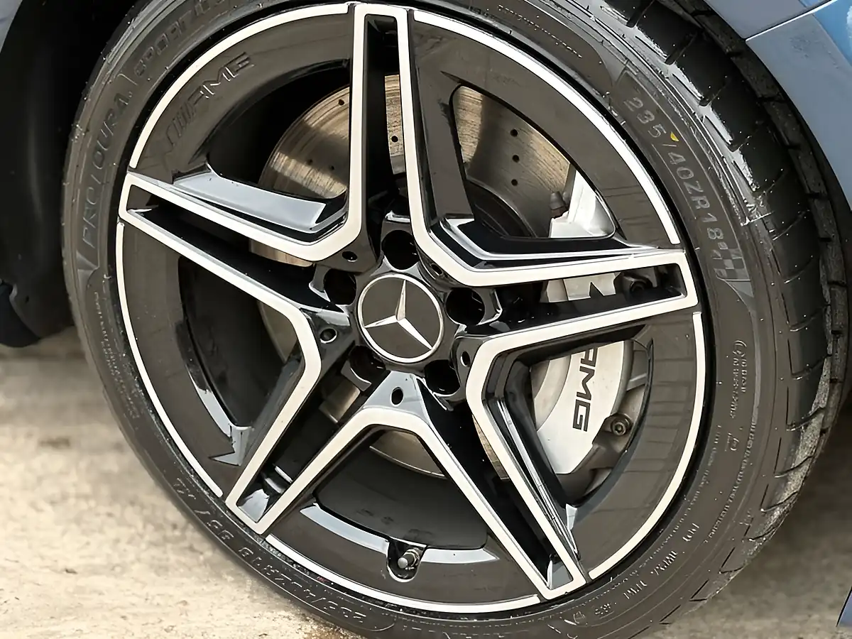 Used 2019 Mercedes-Benz a Class AMG Denim Blue - Interior and Exterior details 10