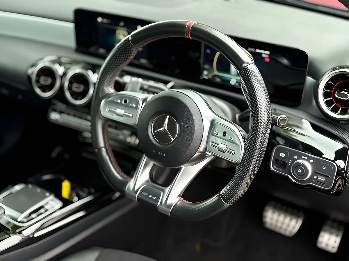 Used 2019 Mercedes-Benz a Class AMG Denim Blue - Interior and Exterior details 8