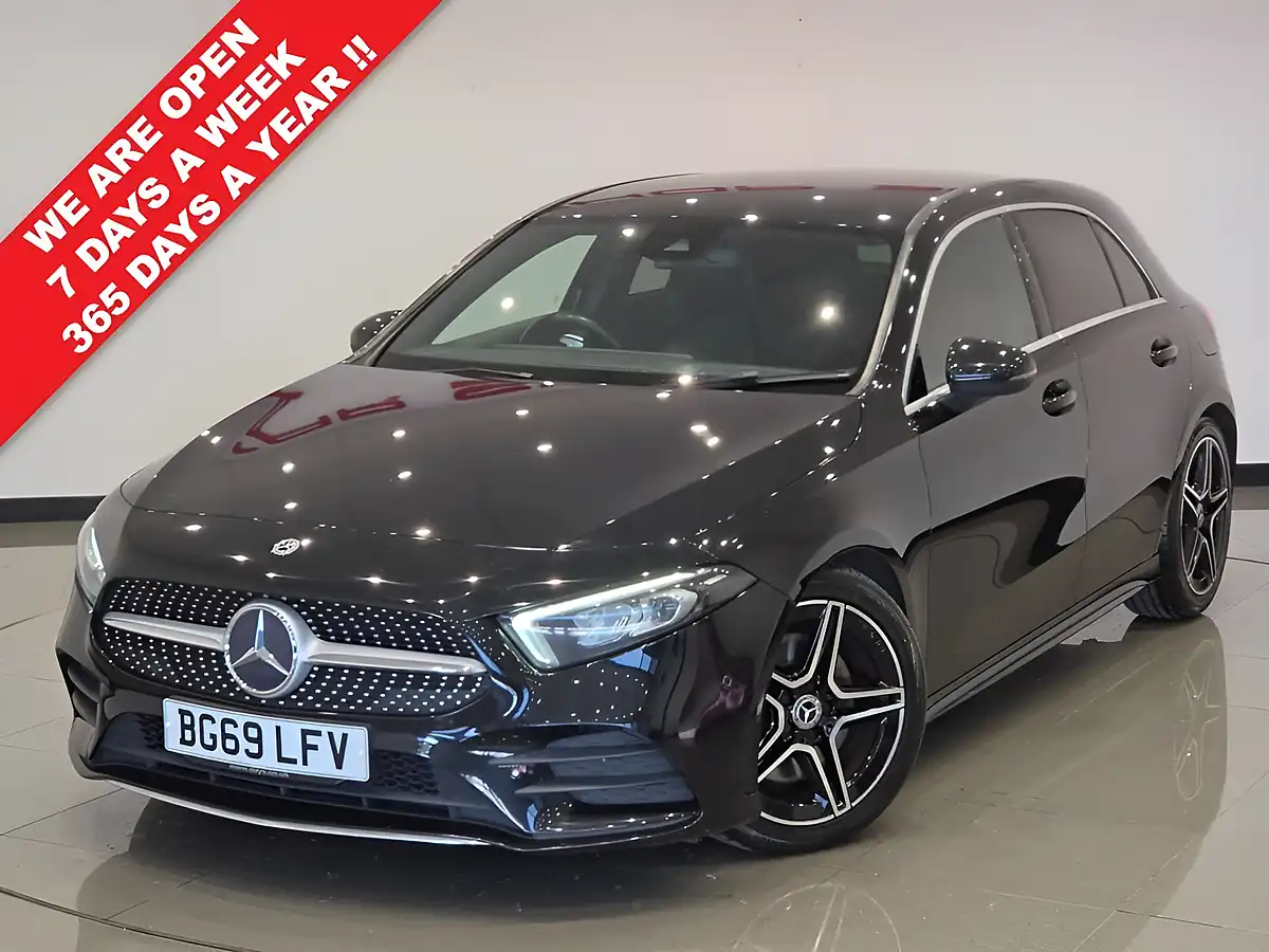 Used 2019 Mercedes-Benz a-Class AMG Line Black - Interior and Exterior details 2