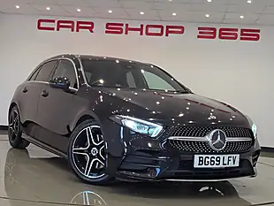 Used 2019 Mercedes-Benz a-Class AMG Line Black - Interior and Exterior details 6