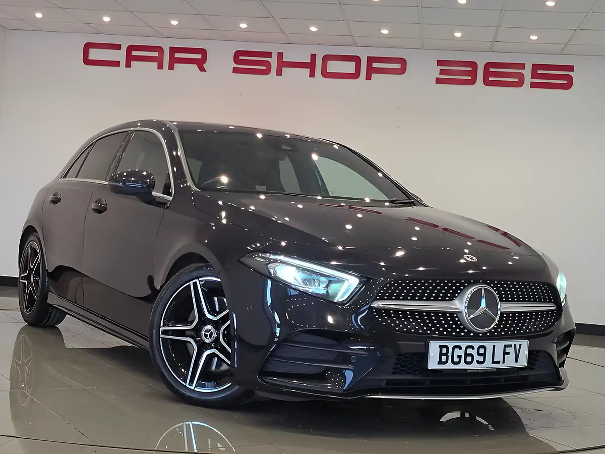 Used 2019 Mercedes-Benz a-Class AMG Line Black - Interior and Exterior details 6