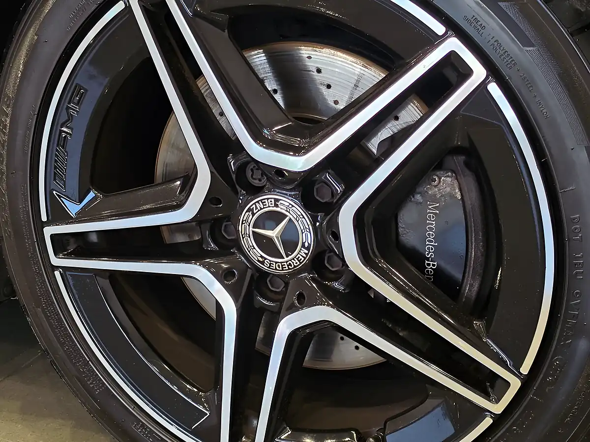 Used 2019 Mercedes-Benz a-Class AMG Line Black - Interior and Exterior details 8