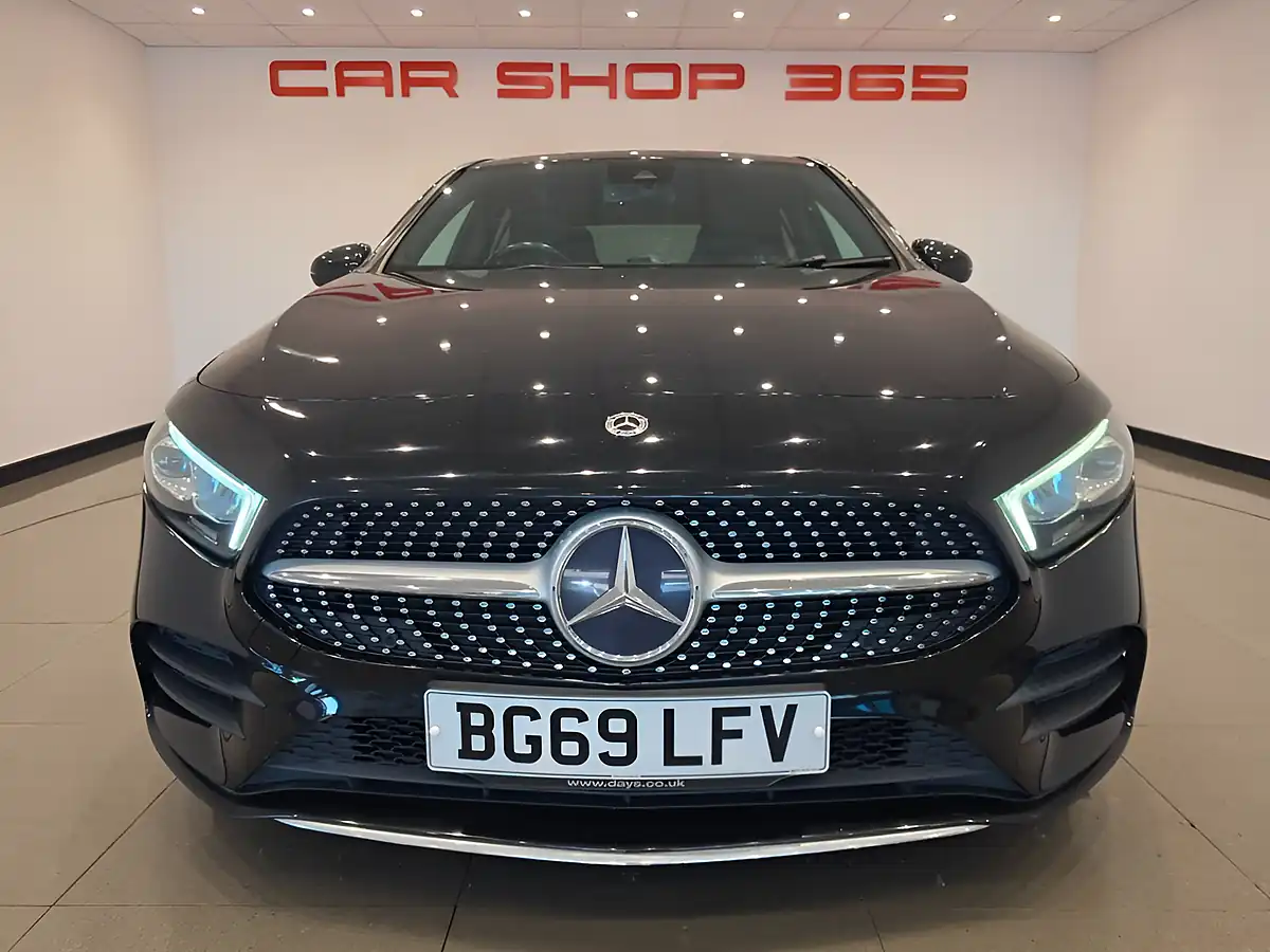 Used 2019 Mercedes-Benz a-Class AMG Line Black - Interior and Exterior details 9