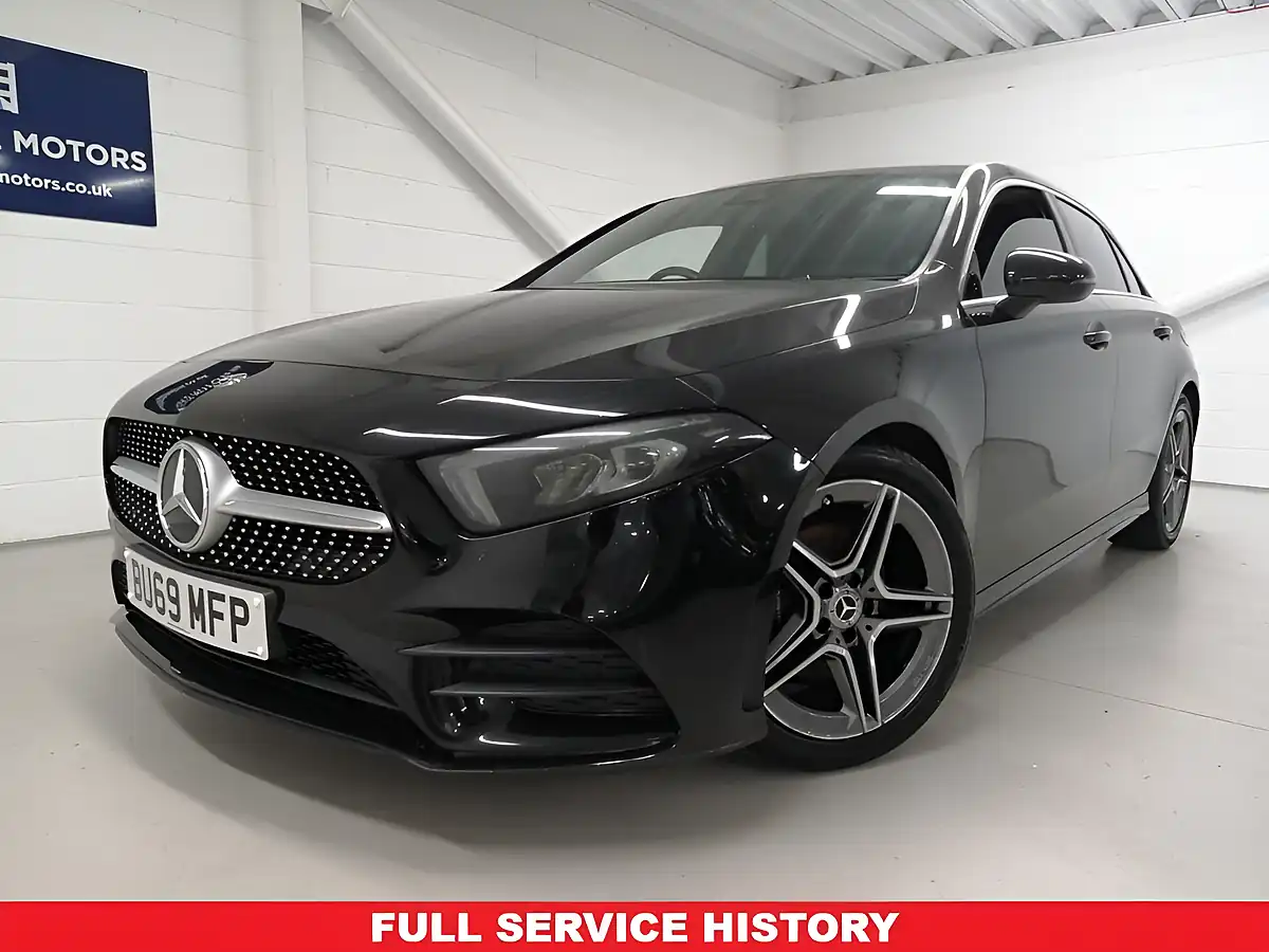 Used 2019 Mercedes-Benz a Class AMG Line Black - Interior and Exterior details 2