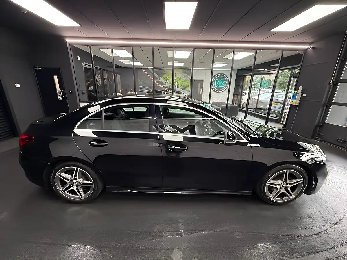 Used 2019 Mercedes-Benz a Class AMG Line Black - Interior and Exterior details 6