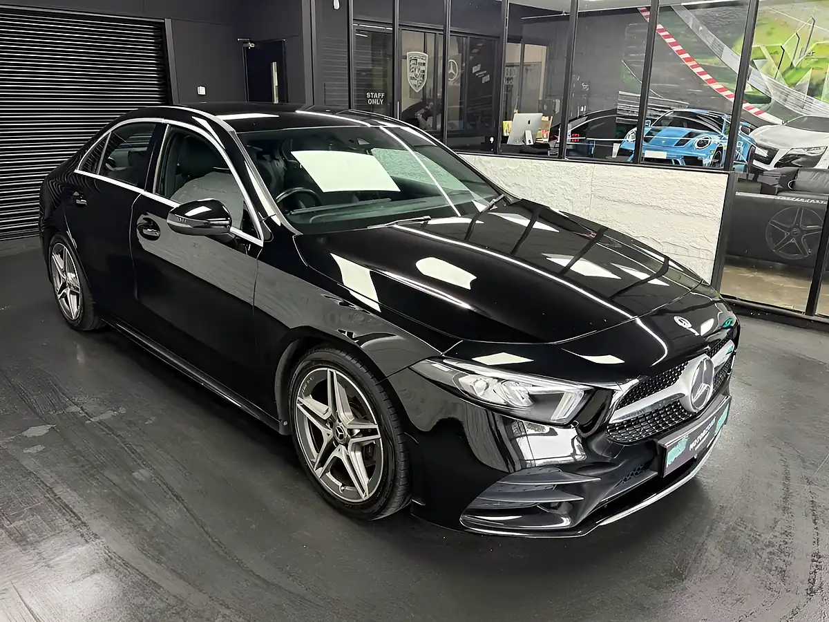 Used 2019 Mercedes-Benz a Class AMG Line Black - Interior and Exterior details 7