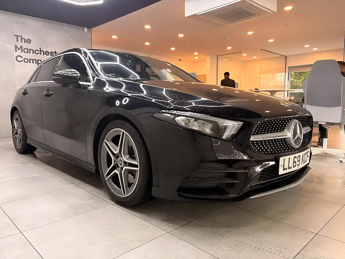 Used 2019 Mercedes-Benz a Class AMG Line Black - Interior and Exterior details 2