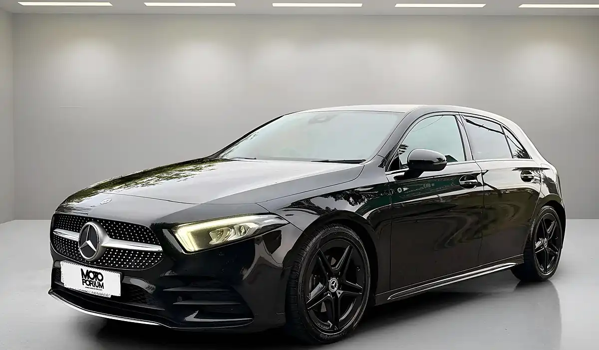 Used 2019 Mercedes-Benz a Class AMG Line Black - Interior and Exterior details 2
