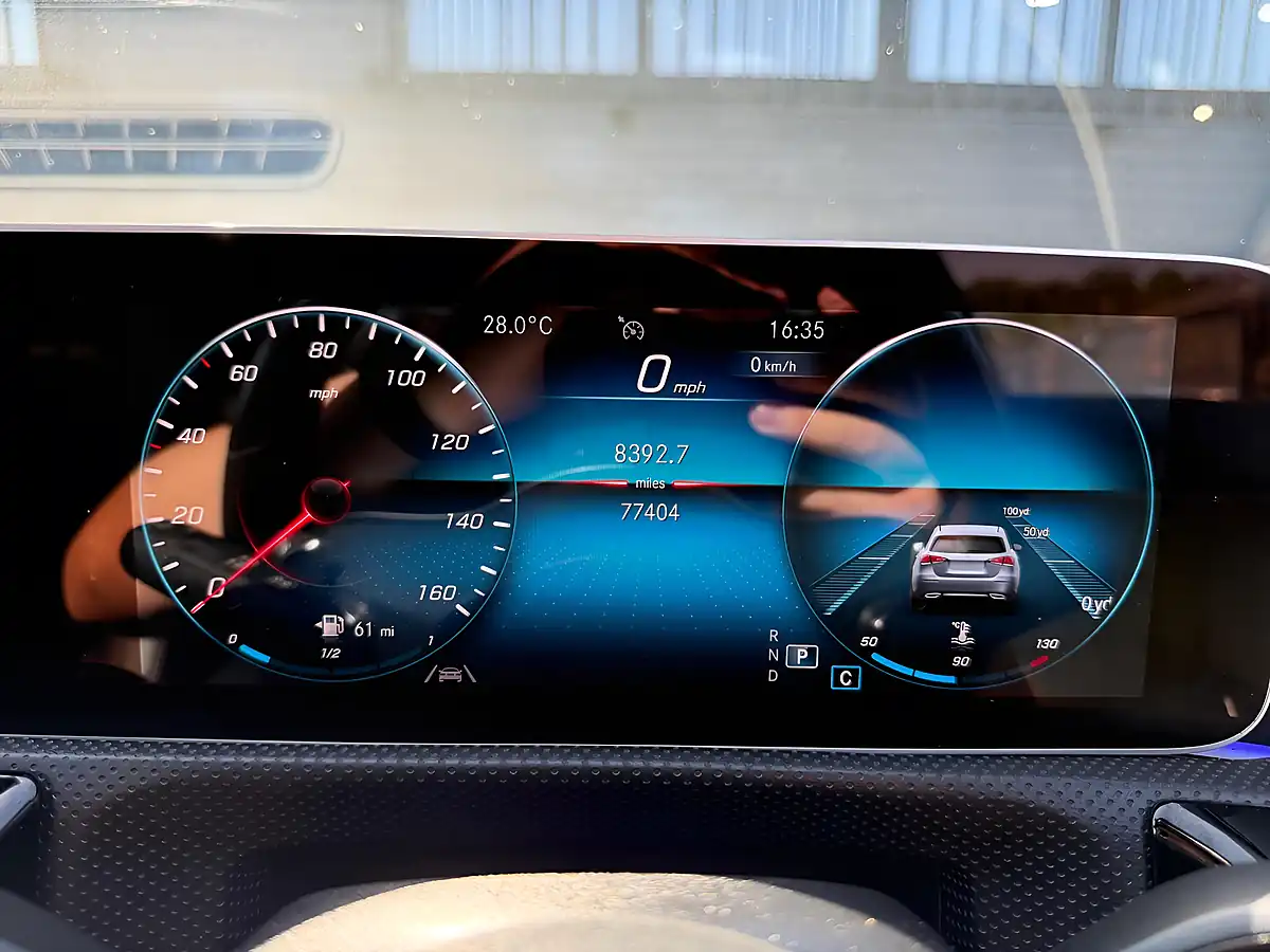 Used 2019 Mercedes-Benz a Class AMG Line Black - Interior and Exterior details 4