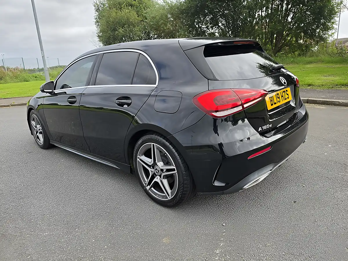 Used 2019 Mercedes-Benz a Class AMG Line Black - Interior and Exterior details 8