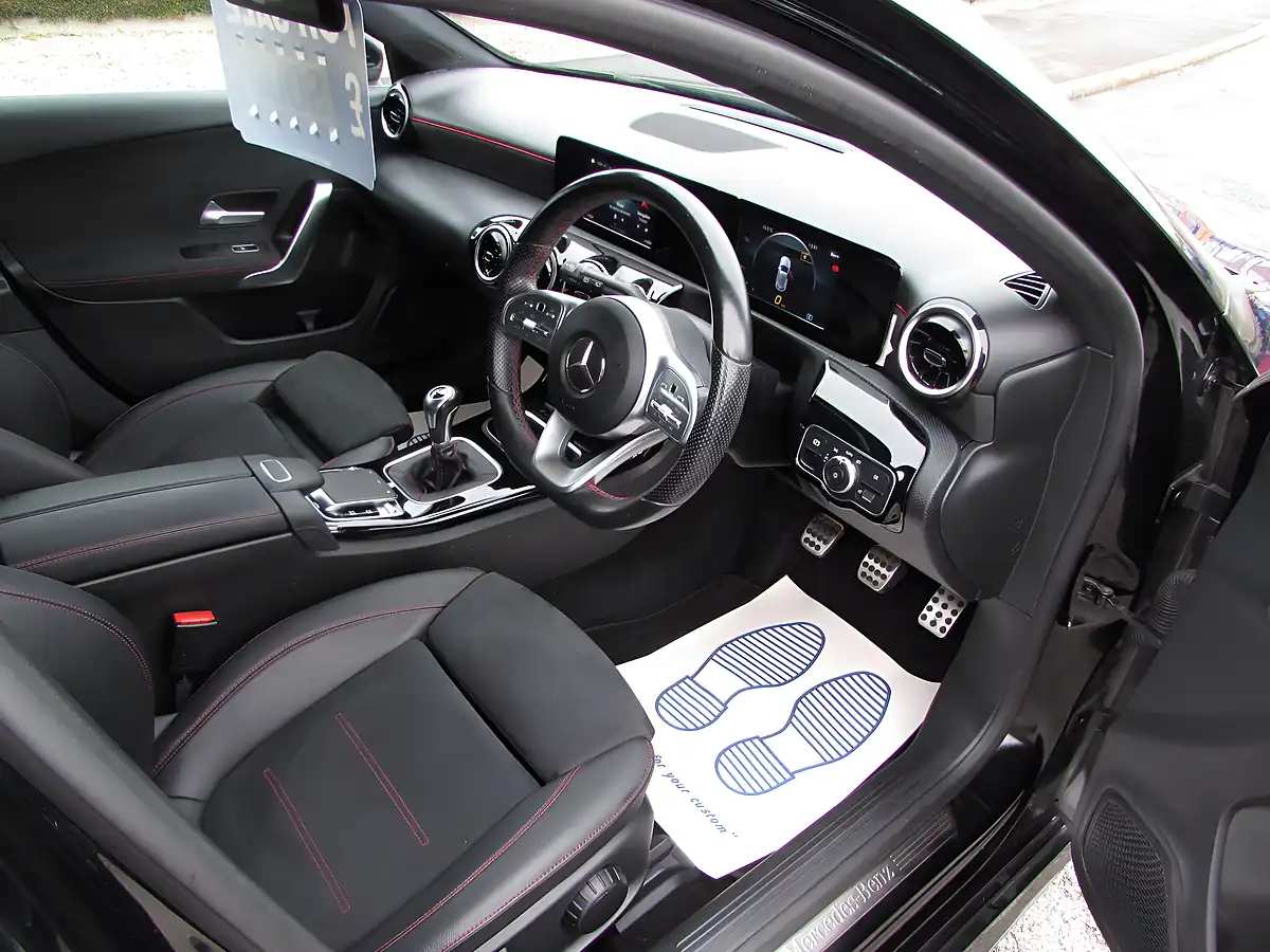 Used 2019 Mercedes-Benz a Class AMG Line Black - Interior and Exterior details 11