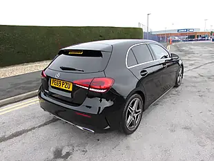 Used 2019 Mercedes-Benz a Class AMG Line Black - Interior and Exterior details 4