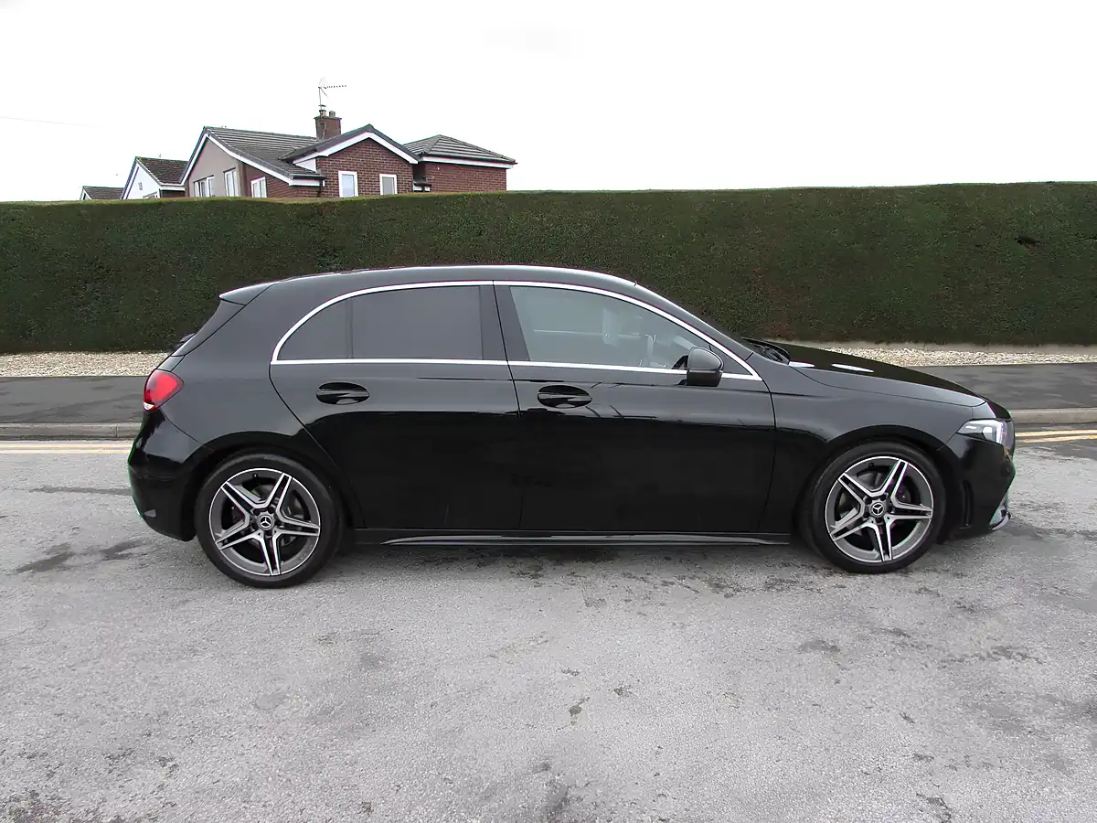 Used 2019 Mercedes-Benz a Class AMG Line Black - Interior and Exterior details 5