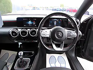 Used 2019 Mercedes-Benz a Class AMG Line Black - Interior and Exterior details 7