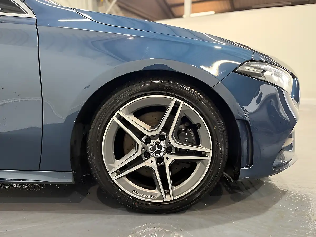 Used 2019 Mercedes-Benz a Class AMG Line Blue - Interior and Exterior details 10