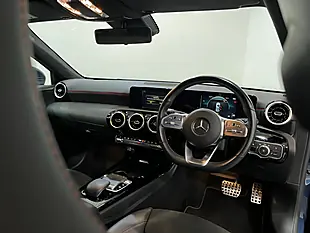 Used 2019 Mercedes-Benz a Class AMG Line Blue - Interior and Exterior details 12