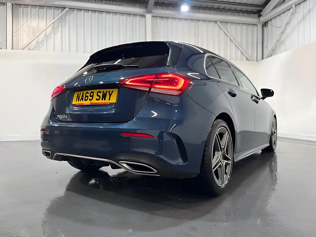 Used 2019 Mercedes-Benz a Class AMG Line Blue - Interior and Exterior details 17