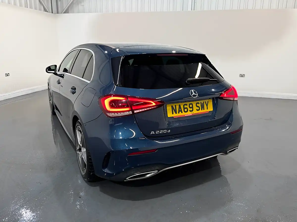 Used 2019 Mercedes-Benz a Class AMG Line Blue - Interior and Exterior details 18