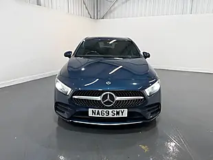 Used 2019 Mercedes-Benz a Class AMG Line Blue - Interior and Exterior details 2