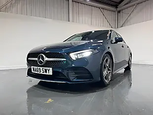 Used 2019 Mercedes-Benz a Class AMG Line Blue - Interior and Exterior details 4