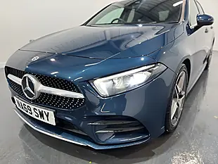 Used 2019 Mercedes-Benz a Class AMG Line Blue - Interior and Exterior details 5