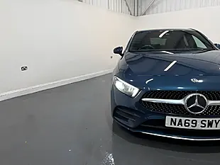 Used 2019 Mercedes-Benz a Class AMG Line Blue - Interior and Exterior details 7