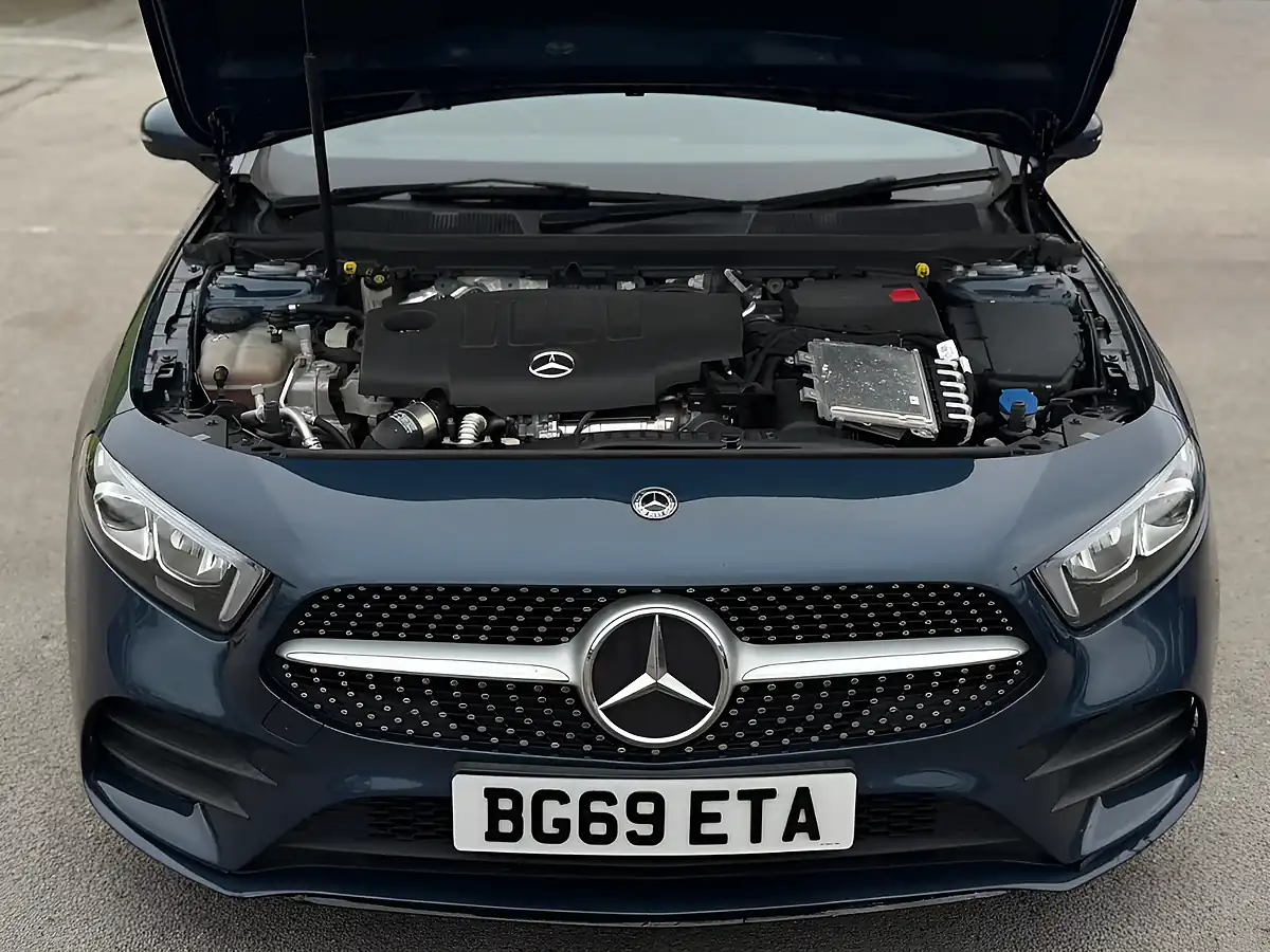 Used 2019 Mercedes-Benz a Class AMG Line Blue - Interior and Exterior details 10