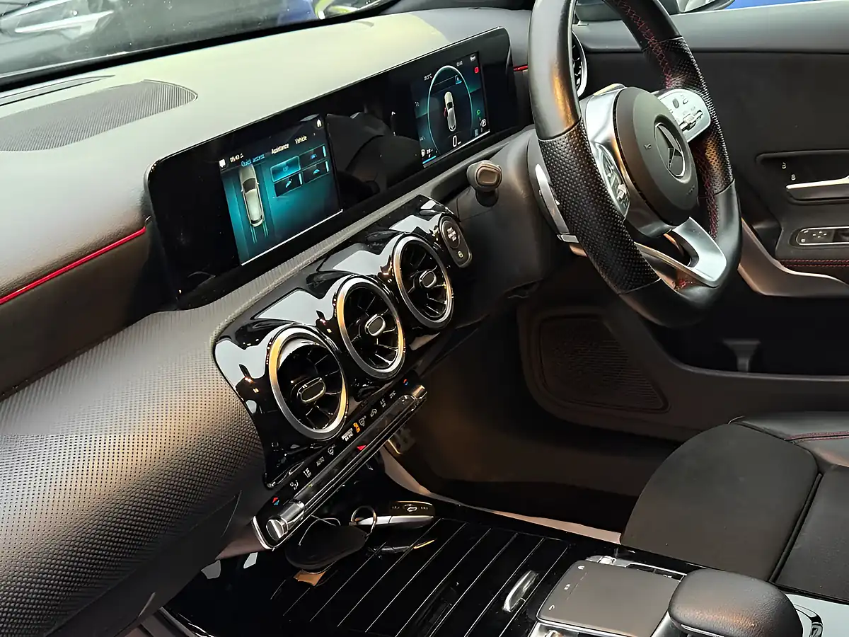 Used 2019 Mercedes-Benz a Class AMG Line Blue - Interior and Exterior details 13