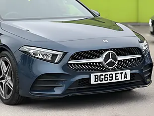 Used 2019 Mercedes-Benz a Class AMG Line Blue - Interior and Exterior details 2
