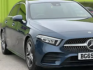 Used 2019 Mercedes-Benz a Class AMG Line Blue - Interior and Exterior details 3
