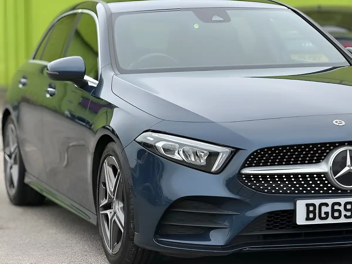 Used 2019 Mercedes-Benz a Class AMG Line Blue - Interior and Exterior details 3