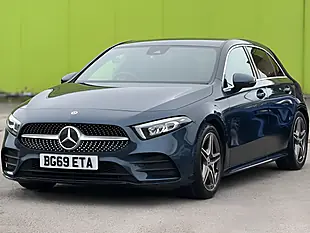 Used 2019 Mercedes-Benz a Class AMG Line Blue - Interior and Exterior details 4