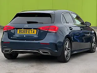 Used 2019 Mercedes-Benz a Class AMG Line Blue - Interior and Exterior details 6