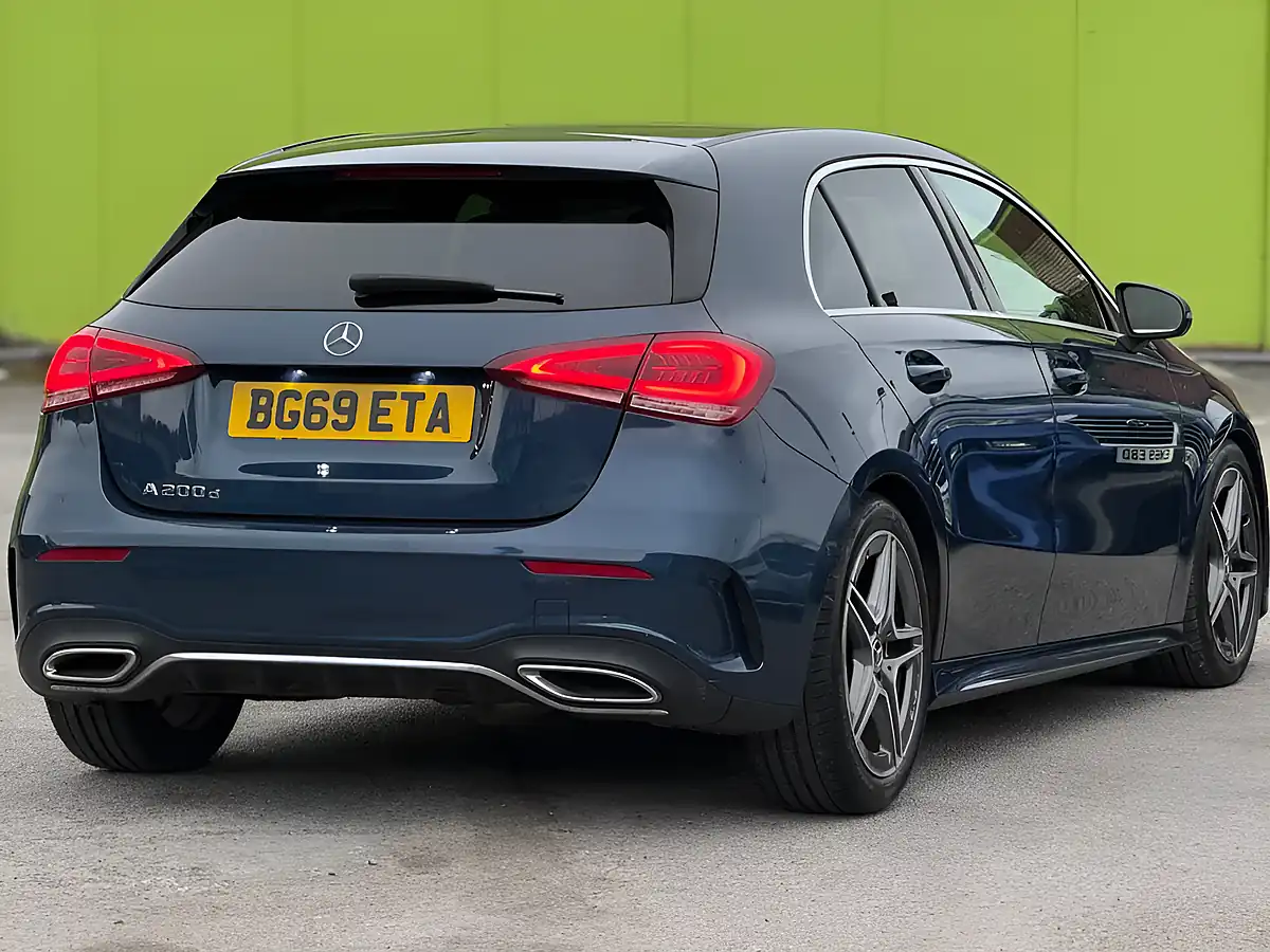 Used 2019 Mercedes-Benz a Class AMG Line Blue - Interior and Exterior details 6