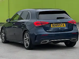 Used 2019 Mercedes-Benz a Class AMG Line Blue - Interior and Exterior details 7