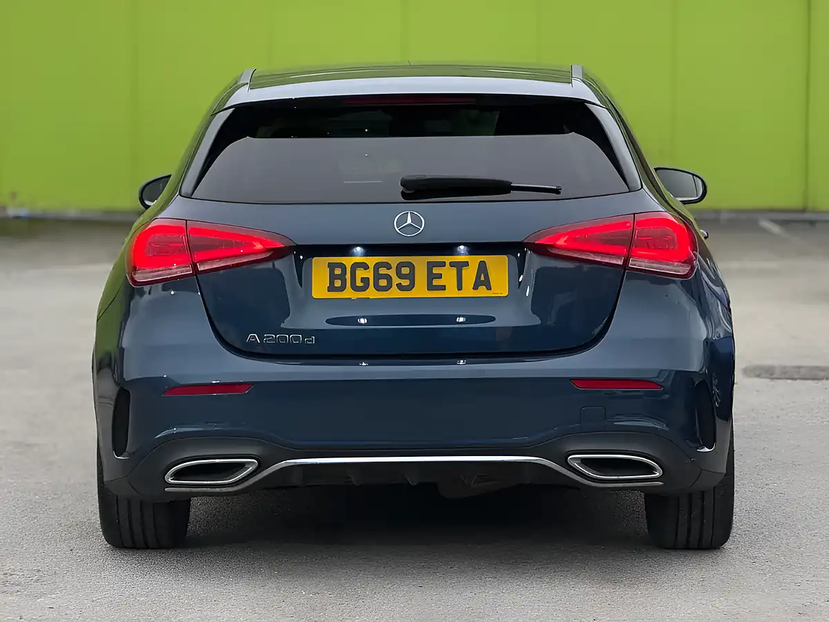 Used 2019 Mercedes-Benz a Class AMG Line Blue - Interior and Exterior details 8