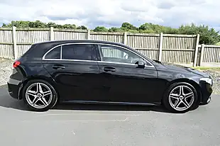 Used 2019 Mercedes-Benz a Class AMG Line Cosmos Black - Interior and Exterior details 12