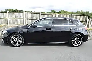 Used 2019 Mercedes-Benz a Class AMG Line Cosmos Black - Interior and Exterior details 15