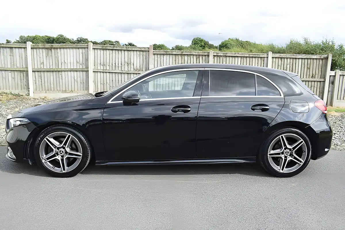 Used 2019 Mercedes-Benz a Class AMG Line Cosmos Black - Interior and Exterior details 15