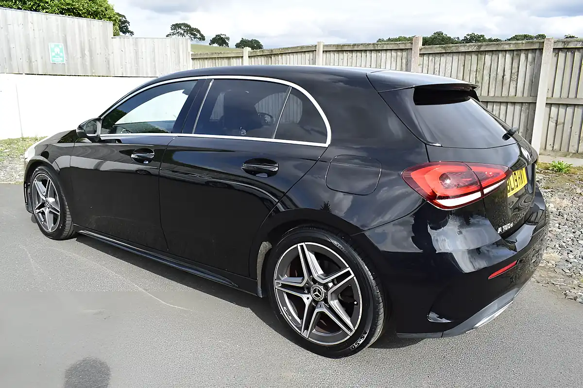 Used 2019 Mercedes-Benz a Class AMG Line Cosmos Black - Interior and Exterior details 19