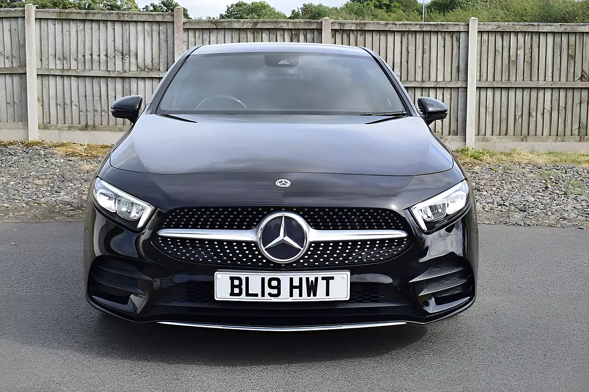 Used 2019 Mercedes-Benz a Class AMG Line Cosmos Black - Interior and Exterior details 2