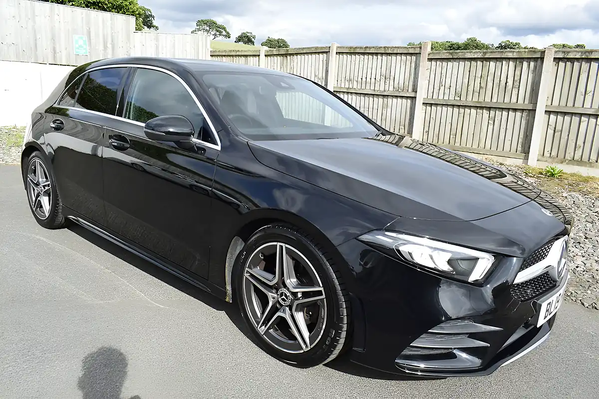 Used 2019 Mercedes-Benz a Class AMG Line Cosmos Black - Interior and Exterior details 20