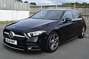 Used 2019 Mercedes-Benz a Class AMG Line Cosmos Black - Interior and Exterior details 3