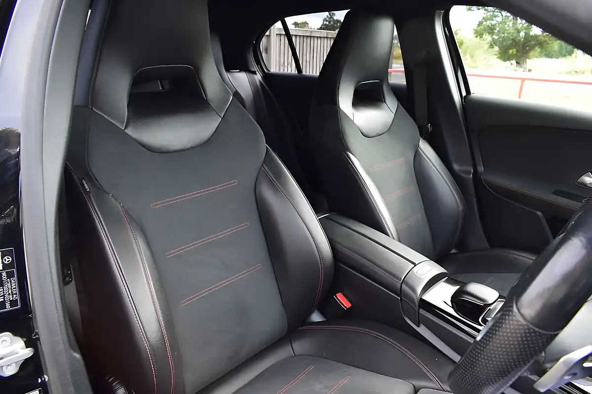 Used 2019 Mercedes-Benz a Class AMG Line Cosmos Black - Interior and Exterior details 5