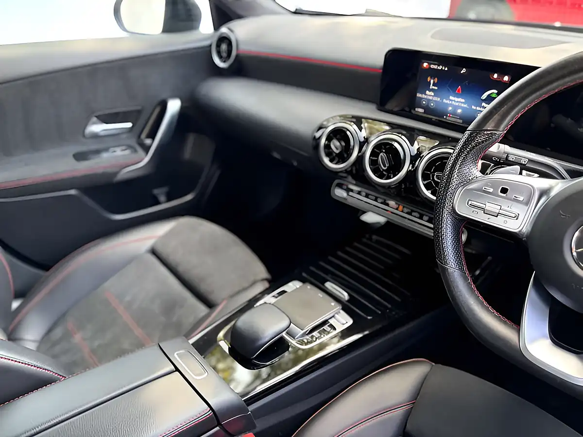 Used 2019 Mercedes-Benz a Class AMG Line Cosmos Black - Interior and Exterior details 10